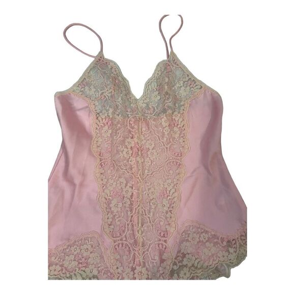 Victoria Secret Women’s Vintage Pink &Lace Lingerie Satin Womens Size Small - Picture 11 of 15